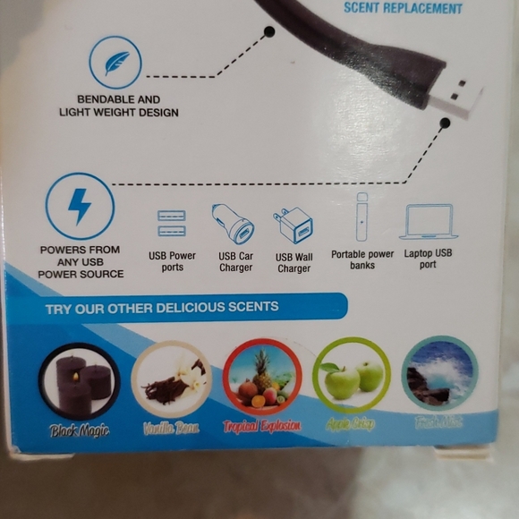 USB plug-in flex fan+air freshner - Picture 6 of 9